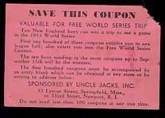 1933 Uncle Jack's Coupon